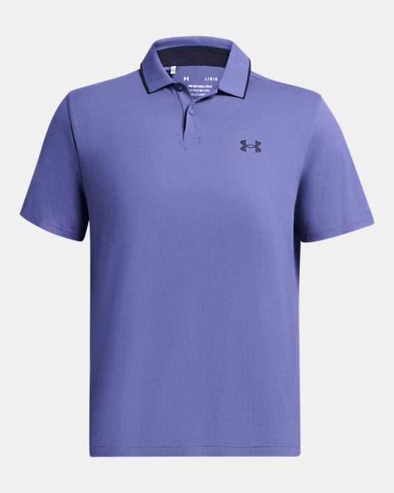 เสื้อโปโล UA Iso-Chill สำหรับผู้ชาย in Purple image number 3